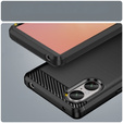 Etui do Sony Xperia 5 V, Karbon, czarne