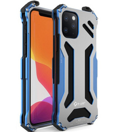 Etui R-JUST do iPhone 12 Pro Max, pancerne Hollow Armour, niebieskie