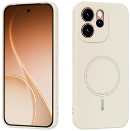 Etui do Oppo Reno 15 Pro, Silicone Lite, do MagSafe, białe