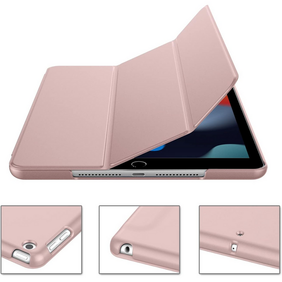 Etui do iPad 10.2" 2021/2020/2019 (9/8/7 gen.), Smartcase, różowe rose gold