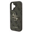 Etui GUESS do iPhone 16, 4G Big Metal Logo, brązowe
