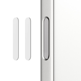 2x Szkło na przycisk sterowania kamerą NORTHJO do iPhone 16 / 16 Plus / 16 Pro / 16 Pro Max, białe