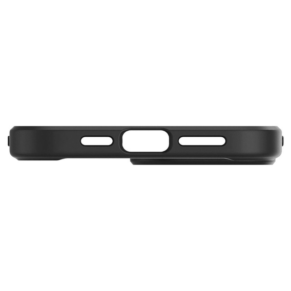 Etui Spigen do iPhone 13 Pro, Ultra Hybrid, matowe czarne + szkło