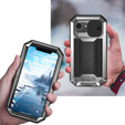 Etui pancerne do iPhone 16E, R-JUST, srebrne