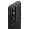 Etui Spigen do Samsung Galaxy A55 5G, Optik Armor, Czarne + Szkło