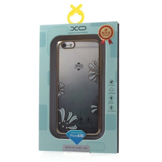 Etui do iPhone 6s / iPhone 6, Dark Blue / Lucky Clover