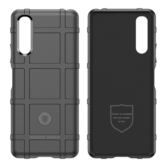 Etui do Sony Xperia 10 IV, Rugged Shield, czarne