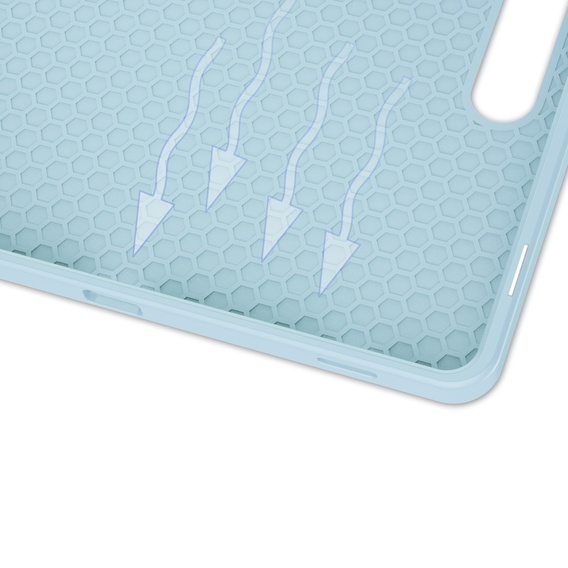 Etui do Samsung Galaxy Tab S9 FE / S10 FE, Smartcase z miejscem na rysik, niebieskie