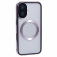 Etui Magnetic Dual Glass MagSafe do iPhone 16, różowe rose gold