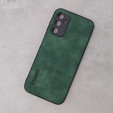 Etui do Samsung Galaxy A14 5G, ERBORD Business, z blaszką do uchwytów samochodowych, zielone