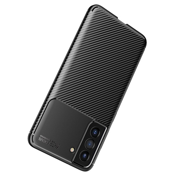 Etui do Samsung Galaxy S21 FE, Carbon Gel, czarne