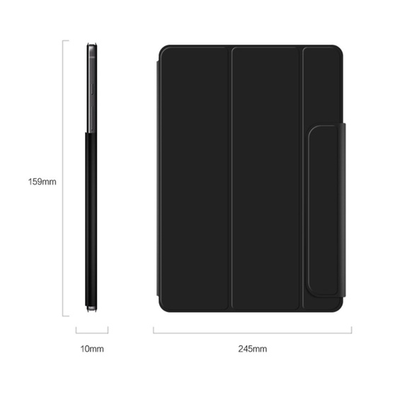 Etui do Samsung Galaxy Tab S6 Lite 10.4" 2020/2022/2024 Tri-fold, Magnetic smartcase, czarne
