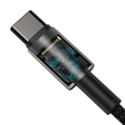 Baseus kabel Tungsten USB‑C→USB‑C 1 m 100 W - Czarny