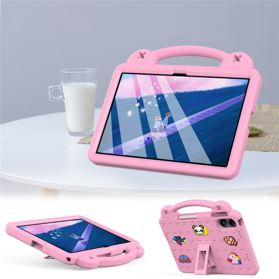 Etui do Xiaomi Redmi Pad 2 Pro, Cute Patterns, z podstawką, różowe