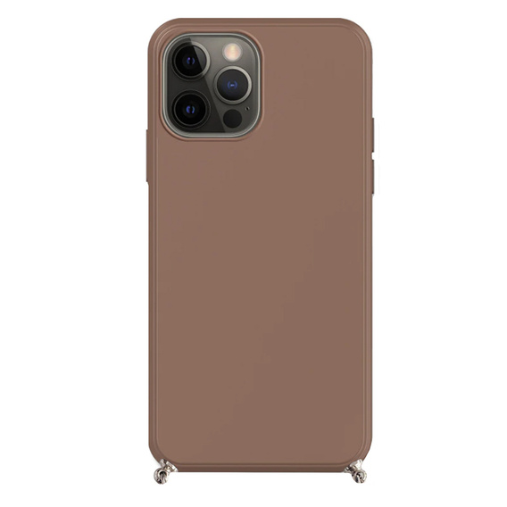 Etui INS Crossbody do iPhone 13 Pro, Brązowe