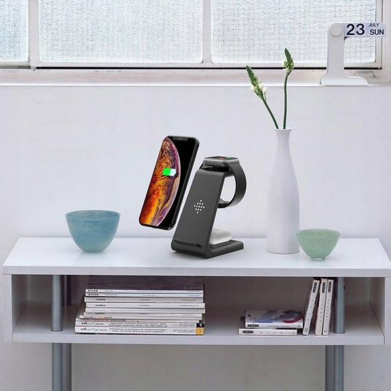 Ładowarka Indukcyjna 3w1 do iPhone / Airpods / Apple Watch