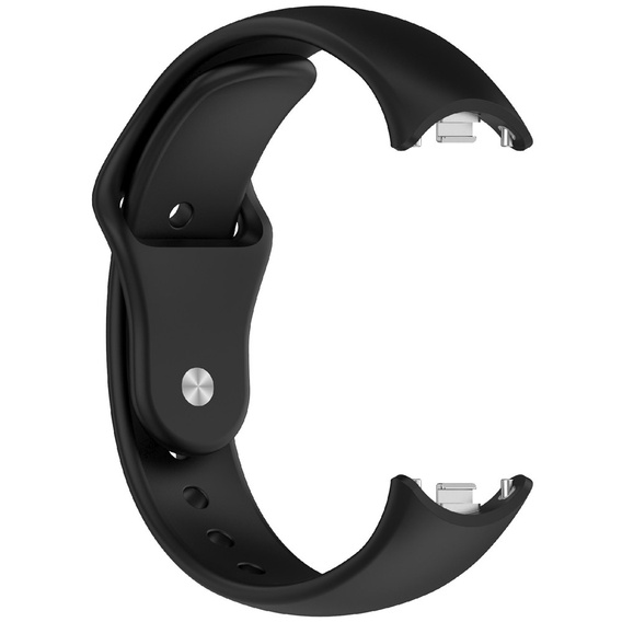 Pasek Silikonowy do Xiaomi Smart Band 10 / 9 / 8, Czarny