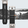 Pasek SPIGEN do Apple Watch 1/2/3/4/5/6/7/8/9/10/11/SE/Ultra 1/2/3 42/44/45/46/49MM, Durapro Armor, Czarny
