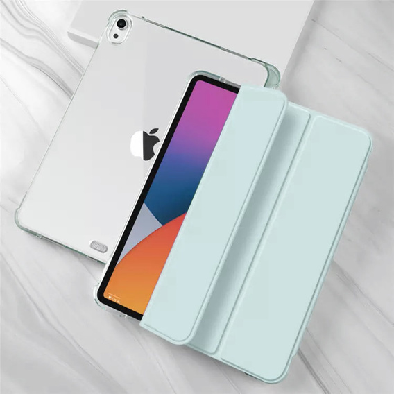Etui do iPad 11" 2025 A16 (11 gen.) / iPad 10.9" 2022 (10 gen.), Smartcase Hybrid, z miejscem na rysik, zielone