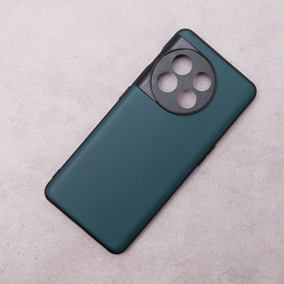 Etui skórzane do OnePlus 11 5G, Obudowa leather hybrid Case, Zielone