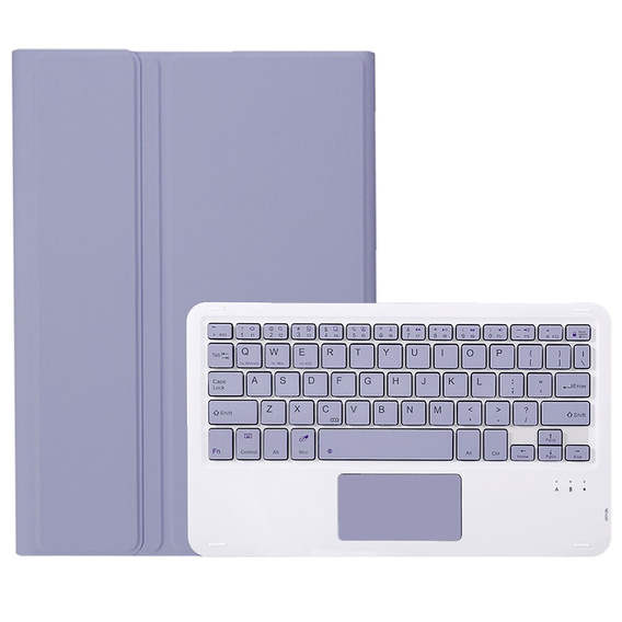 Etui z klawiaturą do Xiaomi Pad 7 / 7 Pro, TouchPad, fioletowe