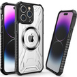 Etui Dropproof do MagSafe do iPhone 15 Pro Max, czarne / przezroczyste
