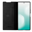 Etui z klapką NILLKIN do Samsung Galaxy Z Fold7, CamShield Qin Pro, skórzane z rysikiem, czarne