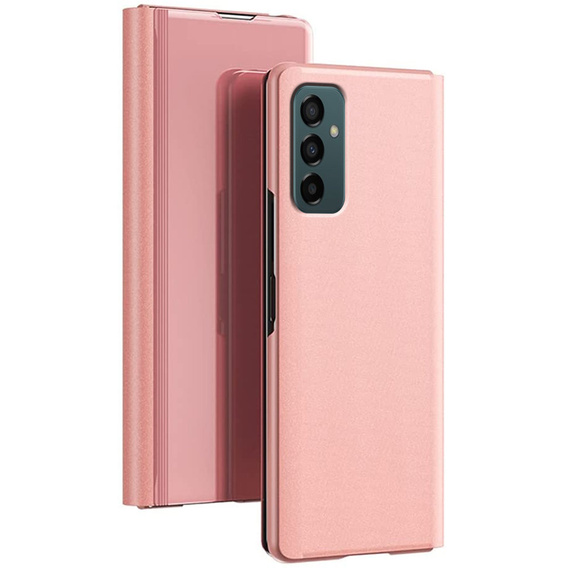 Etui do Samsung Galaxy M23 5G / M13, Clear View, różowe rose gold