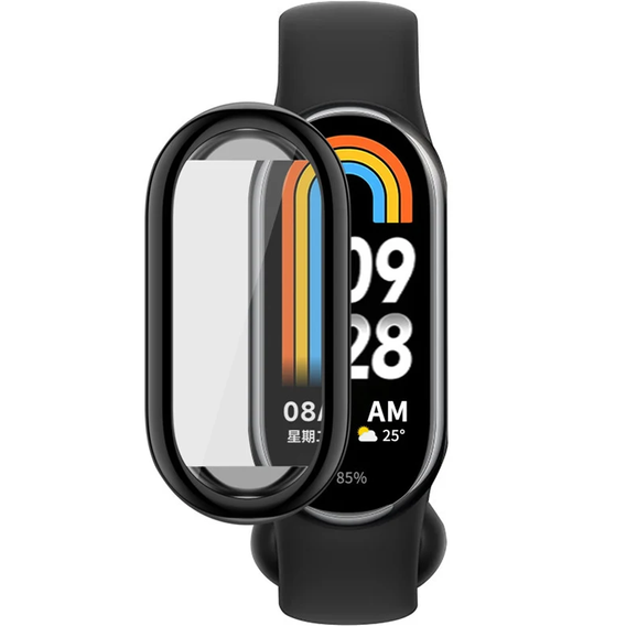 Etui Silikonowe do Xiaomi Smart Mi Band 8 / Xiaomi Smart Mi Band 9, Czarne