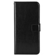 Etui z klapką do T Phone 2 5G, Crazy Horse Wallet, czarne