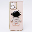 Etui do Motorola Moto G84 5G, Astronaut, różowe rose gold