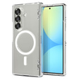 Etui Spigen do Samsung Galaxy Z Fold7, Ultra Hybrid Pro Mag MagSafe, Clear / White