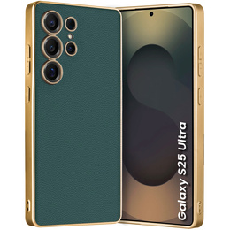 Etui do Samsung Galaxy S25 Ultra, GKK Leather, zielone