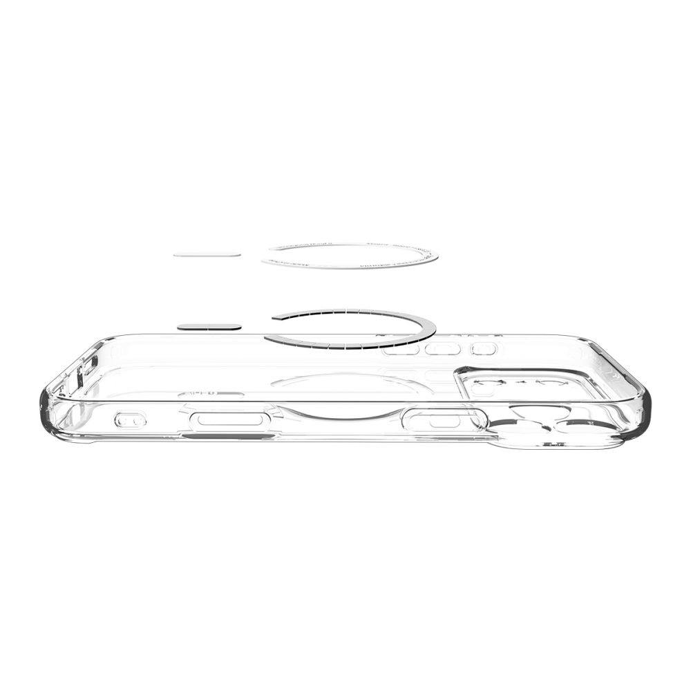 Smukłe etui Spigen Ultra Hybrid MagSafe Clear/Gold do iPhone 17 Pro Max – styl i funkcjonalność