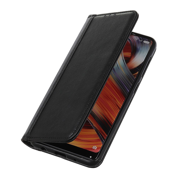 Etui do Xiaomi Redmi Note 13 5G, Wallet Litchi Leather, czarne