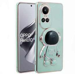 Etui do Oppo Reno 10 / 10 Pro, Astronaut, Zielone