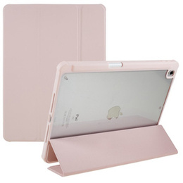 Etui do iPad 10.2" 2021/2020/2019 (9/8/7 gen.), Smartcase Hybrid, z miejscem na rysik, różowe
