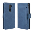 Etui z klapką do Oppo A9 2020/A5 2020, Card Slot, niebieskie