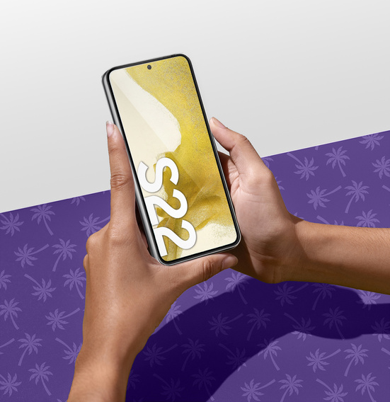 Szkło Hartowane Prywatyzujące Shy Palm do Samsung Galaxy S22