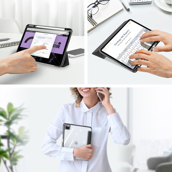 Etui do iPad Pro 13" 2024 (7 gen.), Dux Ducis TOBY, czarne