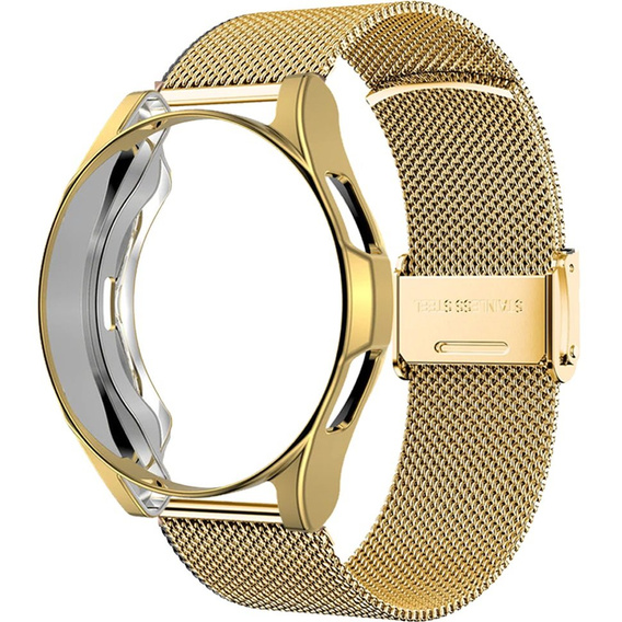Bransoleta + Etui do Samsung Galaxy Watch 4 Classic 46mm, Złoty