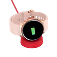Ładowarka, Stacja dokująca do Samsung Galaxy Watch 3/4/5/6/7/Pro/Ultra/Active, Czerwona