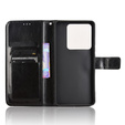 Etui z klapką do Xiaomi Poco M7 Pro 5G, Crazy Horse Wallet, czarne