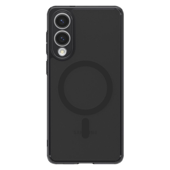 Etui z MagSafe Spigen do Samsung Galaxy S25 Edge, Ultra Hybrid, matowe / czarne + Szkło Hartowane 9H
