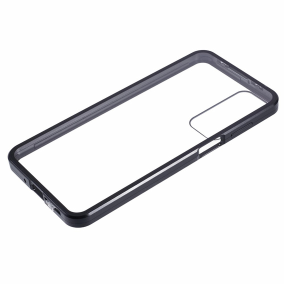 Etui do Samsung Galaxy A16 / A16 5G, Magnetic Dual Glass, czarne