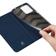 Etui z klapką Dux Ducis do Xiaomi Redmi Note 14 4G, Skin Pro, granatowe