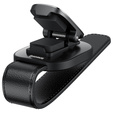 Baseus samochodowy klips na okulary Platinum Vehicle Eyewear Clip, czarny
