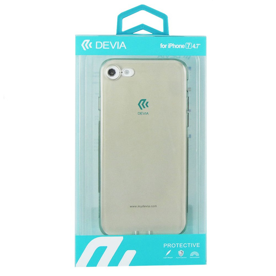 Etui DEVIA Clear TPU Case do iPhone 8/7 4.7 - Smoky Black