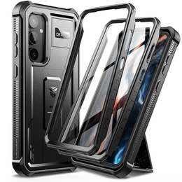 Etui pancerne do Samsung Galaxy S23 FE, Dexnor Full Body (Two Frames), czarne