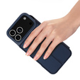 Etui Dux Ducis do iPhone 17 Pro Max, Skin Pro, z klapką, z miejscem na kartę, granatowe